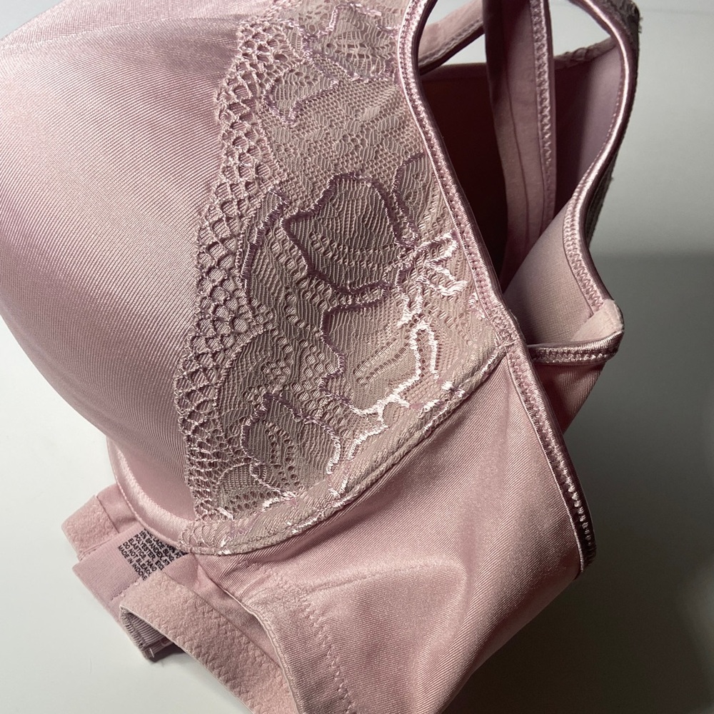 Bali Lace Trimmed Bra Set - Pink, Black, Tan - Picture 5 of 7